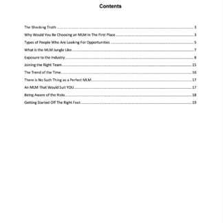 Guide to MLM Marketing (20 pages) - Image 3